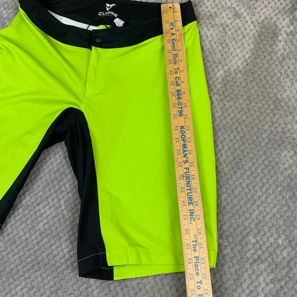Cuore Trail Lyte MTB Shorts Mens Large Neon Yellow‎ Offroad Cycling NEW